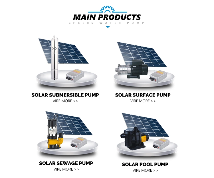 Bore Hole Solar Fuel Surface Sewage Water Bore Pump Kit