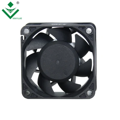 6025 PWM & Tach 60mm DC Axial Fan Flow 60X60X25mm 12 Volt DC Fan Speed ​​Control Faible Bruit